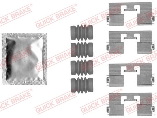 QUICK BRAKE Комплектующие, колодки дискового тормоза 109-1818